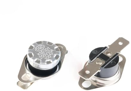 2st KSD301 250V 10A Keramisk temperaturbrytare termostat for termisk kontroll(70℃,Normally Open)