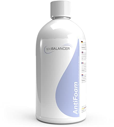 SpaBalancer AntiFoam – Entschäumer für Whirlpools, flüssiger Schaumverhüter gegen Schaumbildung im Whirlpool-Wasser, schnell wirksam, einfache Dosierung