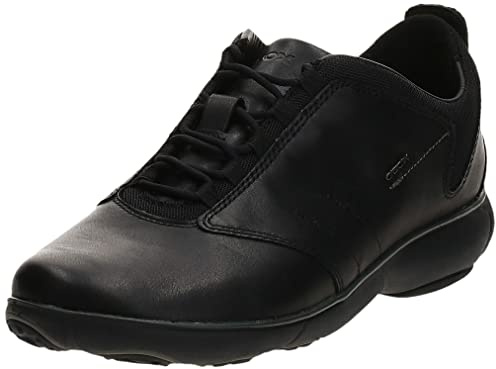 Geox U Nebula A, Sneakers Hombre, Negro, 45 EU