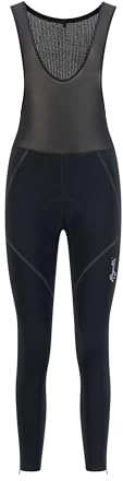 Rogelli Liona - Trägerhose lang - Lange Radhose mit Trägern - Damen | Reflektierende Akzente - Sitzpolster für Fahrten von 2 bis 4 Stunden - Lange Hose - Reißverschluss am Knöchel