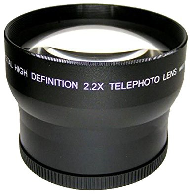High Grade 2.2X Telephoto Conversion Lens (62mm) for Sony FDR-AX700