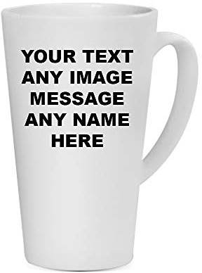 Personalised with Your own Text Image Message Any Name 17 oz Coffee Tea Cocoa Daily use Latte Mug Birthday Party gage Keepsake Cup Mug.