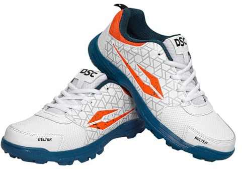 DSC Belter Cricket-Schuhe für Herren und Jungen | Material: Mesh | Superleichte und Bequeme Cricket-Schuhe | Hervorragender Grip