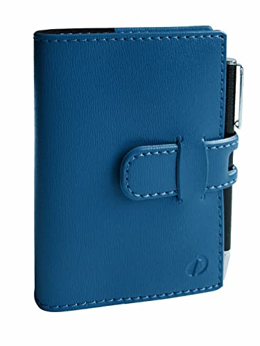 Quo Vadis 370350Q Terminplaner MINI 2 DAYS Mehrsprachig Jahr 023 Farbe Stahl Format 7 x 10 cm 2 Tage x Seiten 12 Monate Gen-Dic Papier Elfenbein Herausnehmbarer Einband mit Schlaufe Soho