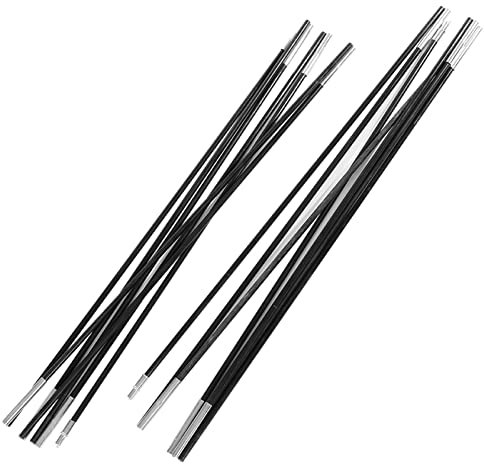 Camping Tent Tarp Poles,Tent Pole,Telescopic Adjustable Length Tent Sunshade Support Stick Rods for Tent Fly, Awning, Outdoor Camping, Hiking (3.96M), Tent Pole Camping Tarp Poles Telescopic Adj
