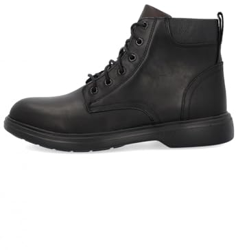 Geox U Ottavio, Stivale alla Caviglia Uomo, Nero, 46 EU