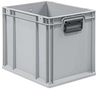 PROREGAL Eurobox NextGen Portable Duo | HxBxT 32x30x40cm | 30 Liter | Eurobehälter, Transportbox, Transportbehälter, Stapelbehälter