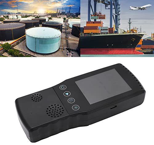 Contatore Geiger Rilevatore di Radiazioni Nucleari Allarme di Dosaggio Rilevatore Radioattivo Professionale Ad Alta Precisione LCD Monitoraggio in Tempo Reale Ricarica USB Misuratore di(Nero)