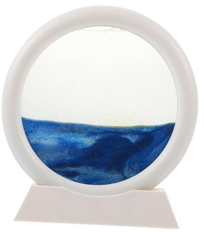 RORPOIR Treibsand Kunst Malerei 3d Sandscape Sand Rahmen 5 Zoll Büro Schreibtisch Elegantes