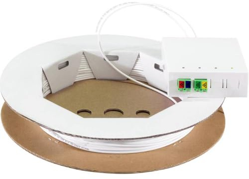 LOGILINK FTTH-Anschlussbox FB4LC20, 2X LCD/APC, mit 20 m Anschlusskabel