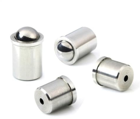 Stantuffo a sfera in acciaio inossidabile 304 da 10 pezzi 2mm 3mm 4mm 5mm 6mm 8mm 10mm Stantuffi a sfera con molla a sfera push fit (Size : YXP06 6MM X 7)