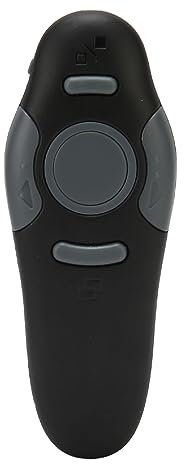 Kabelloser Presenter, 2,4 GHz Kabelloser Präsentations-Clicker, Ergonomisches Design, 49,2 Fuß Kontrollbereich, Mattiert, für Computer für Besprechungen