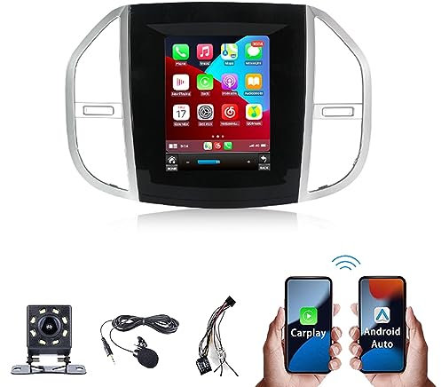 BUOZCHY Android 13 Autoradio Stereo per Be-NZ Vito 2014-2020 Navigazione GPS 9.7'' Autoradio unità Principale MP5 Lettore Video Multimediale Ricevitore con WiFi SWC (Colore: M150S 2+32G)