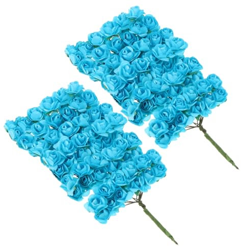 BESTOYARD 144stücke Teiliges Künstlicher Rosen Aus Papier Hochzeits Und Wohnraumdekoration Meerblau Für Romantische Anlässe Und Stilvolle Arrangements