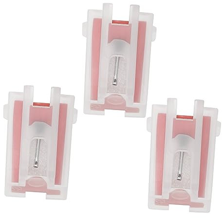 BESTonZON 3stücke Vinyl Plattenspieler Nadel Ersatzstylus Mit Aluminiumstange Für Plattenspieler Und Phonograph Installieren Langlebige Audio Zubehörteile