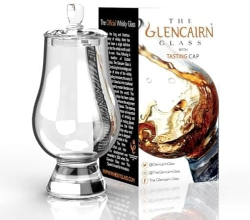 GLENCAIRN Whisky Tasting Glas mit Deckel/Cap - Das offizielle Whisky-Tasting-Glas aus Schottland