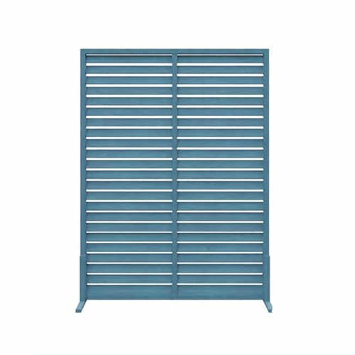 Biombo De Madera, Divisor Decorativo Tubos Y Listones, Cerca For Patio, Jardín, Ideal Patios Balcones(Color-3,90x150cm)
