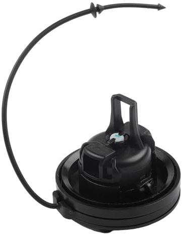Emiif Tapa de depósito de combustible 1609818980 para 301 3008 508, funda con tapa de llenado de combustible, color negro