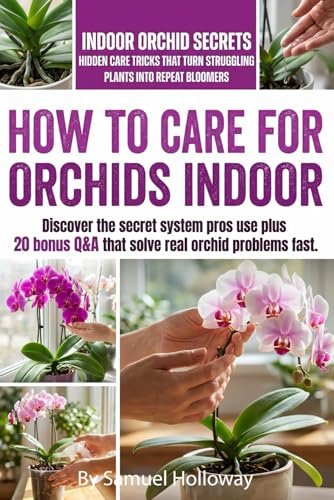 How to Care For Orchids Indoor: Secrets and mentor methods to grow orchids indoors: stepwise light plans, watering by weight, humidity tips, potting ... seasonal routines for reliable reblooming.