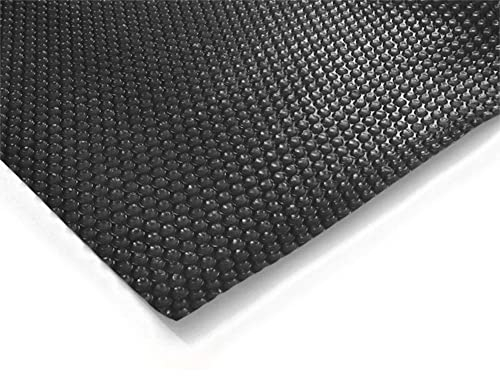 Zelsius Solarfolie, eckig | 8 x 5 m | schwarz | 400µ | Noppenfolie, schwimmend | Poolabdeckung, Solar Folie für Pool, Solarplane, Thermoplane, Wärmefolie, Poolsolarplane
