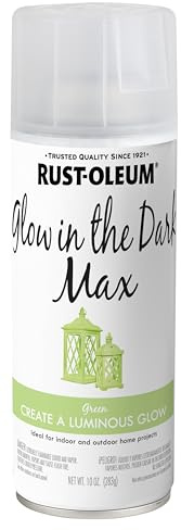 Rust-Oleum 278733 Glow in The Dark MAX Spray Paint, 10 oz