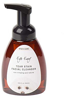 Eye Envy Tear Stain Facial Cleanser for Dogs and Cats. Washes Away Crusty Eye Debris, Eye Boogers, Eye Discharge. Tearless Foaming Formula. Cleans Tear Stains. All-Natural. 8.45 fl. oz.