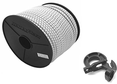 Seilwelt 10mm Expanderseil 40m Gummiseil + 10 Easyfix Haken Gummileine Planenseil Seil Plane in Weiss Schwarz