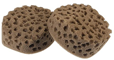 sourcing map Knockdown Texture Sponge 4.7x4.1 Faux Sponge Painting Supplies Drywall Patch Wall Ceiling Texturing 2Pcs
