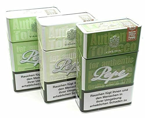 3x Original Pepe Zigarettenetui Zigarettenbox Etui Schachtel Dose aus Metall Blech Mehrfarbig