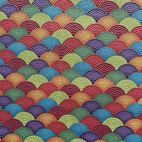 aufodara Japanische Stil Baumwollstoff Meterware Gedruckt Muster Bronzing Stoffe zum Nähen, Meterware Stoff 50cm (Farbe-03#, 50x145cm)