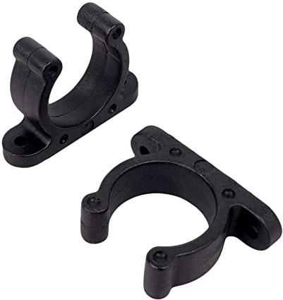 GATE14® Ruder- und Paddelhalter, Schwarze Kunststoffklammern Ø max 35 mm 2 STK.