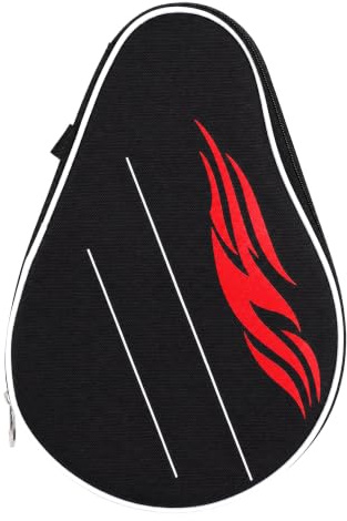 Housse de Raquette de Ping-Pong Pocket Housse de Ping-Pong Double Hydrofuge pour 3 Sacs de Ping-Pong, 30 X 20 X 2 Cm