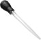 QmjdDymx Porter di Tacchino per Cucina, Base di Carne, Pompa del Tubo a siringa di Base da Forno Alimentari con Scala per la casa e Cucina Nera, 30 ml