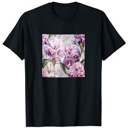Motif floral sauvage aquarelle jacinthe T-Shirt