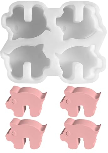 Silikonform Gießformen, Schwein Silikonformen Gießformen Tier Gipsform Zum Gießen Schwein Silikonform Kerzenformen Seifenform Tier Gießform Silikon Silikon Formen Zum Gießen Für Handwerk (Schwein)