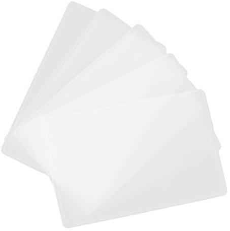 DIYEAH 5stücke Transparente Kreditkartenhalter Aus Kunststoff Visitenkartenschutz Hartschalenetuis Für Ausweise Schutzfolien Karten Und Sozialversicherungs-Karten