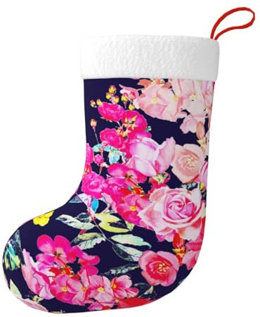 Hgbbdyyjj Weihnachtsstrümpfe für Herren und Damen, Weihnachtsstrümpfe, weiches Polyester, dekorative Socken, Schwarz , Einheitsgröße