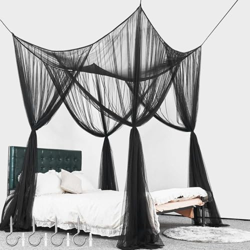 Moustiquaire de lit suspendu, Ciel de lit adulte, moustiquaire pour lit double et simple, baldaquin filet, pour maison et camping