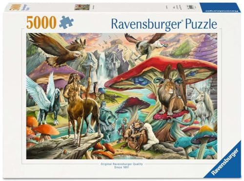 Ravensburger Puzzle Pilze & Mythen - 5000 Teile Puzzle für Erwachsene | 5000 Teile Puzzle, Erwachsenenpuzzle, Geschenk für Frauen und Männer