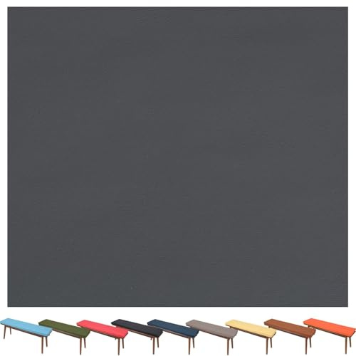 JORTUIO Cojin para Banco Jardin Exterior Interior Impermeables 80x40/100x50/160x40/140x40/140x60 cm,Cojines para Bancos Zapatero de 2 y 3 Plazas,5 cm de Grosor Cojín para Muebles(Dark Gray,60x40x5cm)