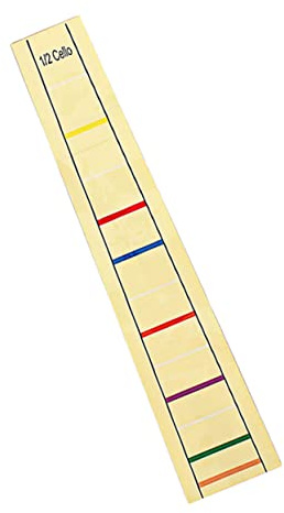 Toyvian Finger Sticker Per Etichette Per Tastiera Fretboard Marker Di Posizione Per Principianti Facili Da Rimuovere e Resistente Colore Giallo