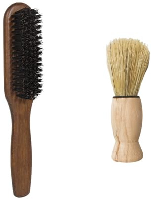 1 Pennello Per Barba E 1 Schiuma Da Barba