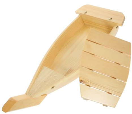Warmhm Sushi Boat Plate Serving Tray Wooden Japanese Style Boat Shaped Sushi Plate Large 42x17x7.5cm Serving Dish for Sashimi Snack Restaurants Parties Family Dinners