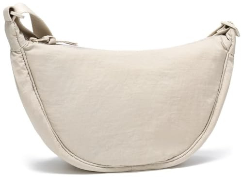 CUEMOON Borsa Mezzaluna Donna,Borsa Marsupio Donna Tracolla, Borsa a Spalla con Tracolla Regolabile