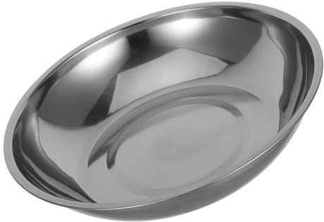 Vassoio Inox Pesatura Acciaio in Argento per Bilancia, Digitale | Ricambio Versatile per Cucina e Casa, Facile da Pulire, Supporto Preciso ed Efficiente per Uso Quotidiano