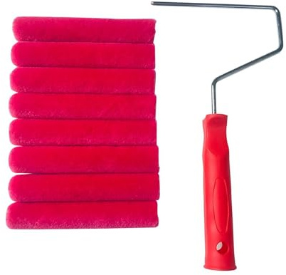 drburpily Rullo per applicare vernici e primer, opzione per progetti di miglioramento, professionisti e pittori fai da te, pennello, rullo, pennello, forniture per pittura.