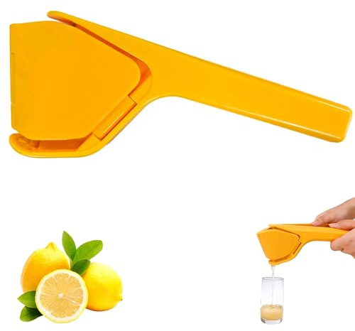1PC Manual Juicer Lemon Squeezer, Hand Citrus Press for Lemon & Lime, Easy-to-Use Hand Juicer for Fresh Fruit Juice, Compact and Efficient for Quick Juicing, Great Citrus Squeezer for Kitchen Use