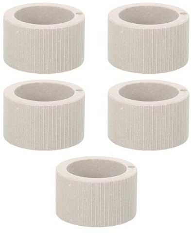 Pitadue Lot de 5 supports de plantes en céramique pour stabilisation de la végétation d'aquarium, ancres, décoration de paysage, anneaux essentiels pour plantes