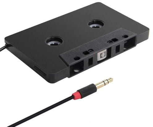 Ticha Bluetooth Kassettenadapter BT004 Wireless Tape Converter 3,5mm Aux Input für Auto Stereo Smartphone MP3