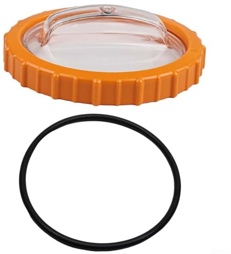 Zeroupshop Coperchio pre-filtro con dado arancione P07018 e O-Ring per filtro a sabbia modelli 58486 58497 58499 2023+ ricambio compatibile P07019 P6561ASS16